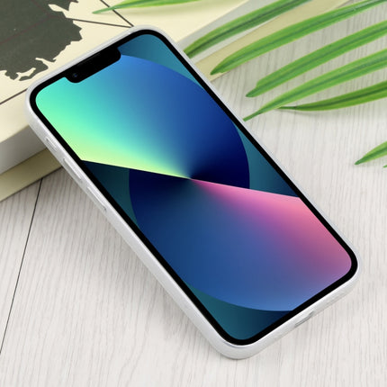 Carbon Fiber Texture PP Phone Case For iPhone 13 mini(Transparent)-garmade.com