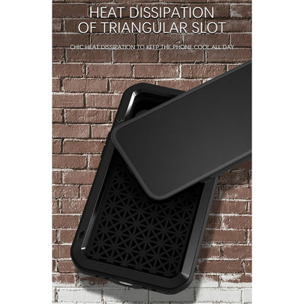 LOVE MEI Metal Shockproof Waterproof Dustproof Protective Phone Case For iPhone 13 Pro(Black)-garmade.com