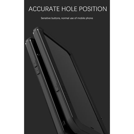 LOVE MEI Metal Shockproof Waterproof Dustproof Protective Phone Case For iPhone 13 Pro(Silver)-garmade.com