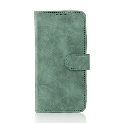 For Samsung Galaxy S22+ 5G Skin Feel Magnetic Buckle Calf Texture PU Phone Case(Green)-garmade.com