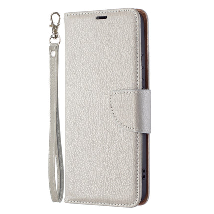 For Samsung Galaxy S22+ 5G Litchi Texture Pure Color Horizontal Flip Leather Phone Case with Holder & Card Slots & Wallet & Lanyard(Grey)-garmade.com
