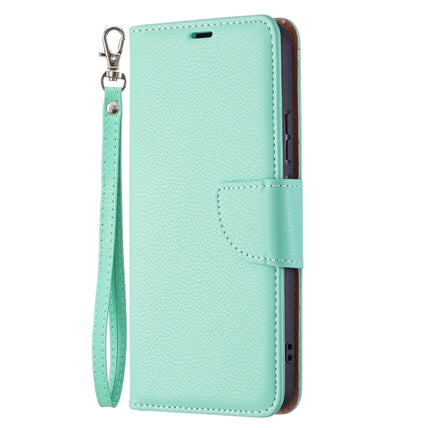 For Samsung Galaxy S22+ 5G Litchi Texture Pure Color Horizontal Flip Leather Phone Case with Holder & Card Slots & Wallet & Lanyard(Green)-garmade.com