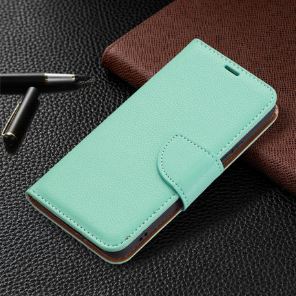 For Samsung Galaxy S22 5G Litchi Texture Pure Color Horizontal Flip Leather Phone Case with Holder & Card Slots & Wallet & Lanyard(Green)-garmade.com