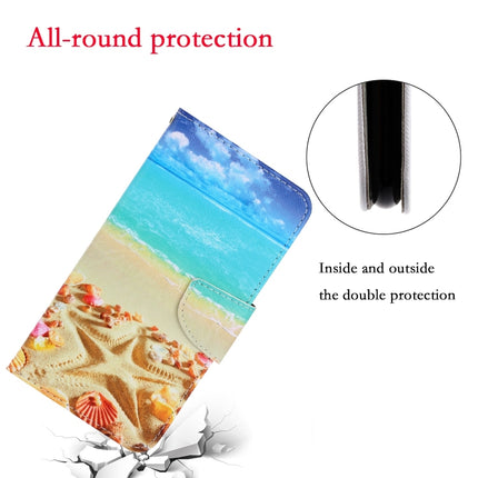 3D Colored Drawing Horizontal Flip Leather Phone Case For iPhone 13 mini(Pentagram)-garmade.com