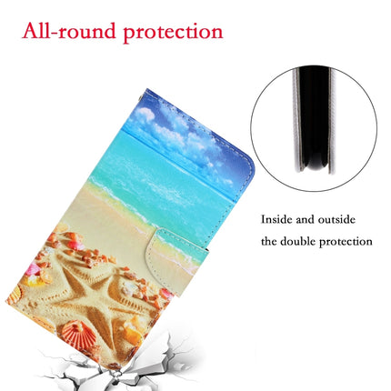 3D Colored Drawing Horizontal Flip Leather Phone Case For iPhone 13(Pentagram)-garmade.com
