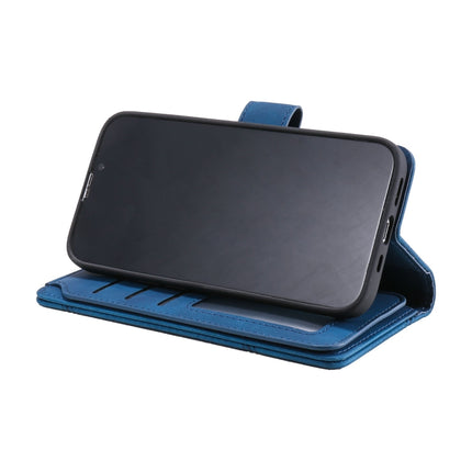 Skin Feel Horizontal Flip Leather Phone Case For iPhone 13 Pro(Blue)-garmade.com