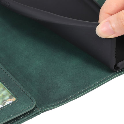 Skin Feel Horizontal Flip Leather Phone Case For iPhone 13 Pro(Green)-garmade.com
