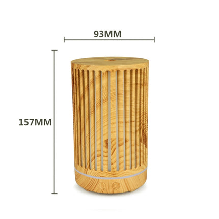 200ml Hollow-out Forest Pattern Wooden Essential Oil Aromatherapy Machine Ultrasonic Humidifier Automatic Alcohol Sprayer, Plug Specification:AU Plug(Light Brown-2)-garmade.com