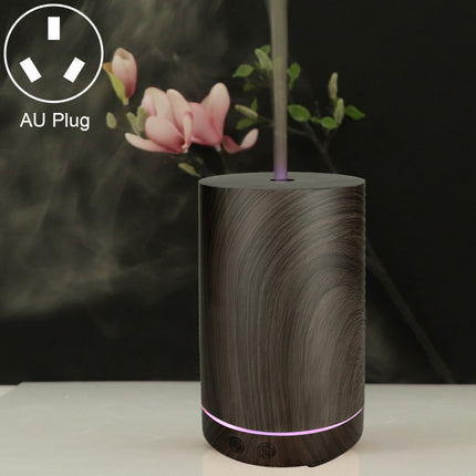 200ml Hollow-out Forest Pattern Wooden Essential Oil Aromatherapy Machine Ultrasonic Humidifier Automatic Alcohol Sprayer, Plug Specification:AU Plug(Dark Brown-4)-garmade.com