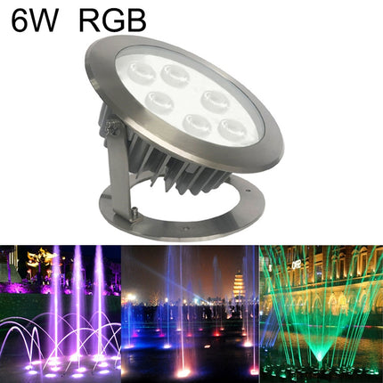 6W Square Park Landscape LED Underwater Light Pool Light(RGB)-garmade.com