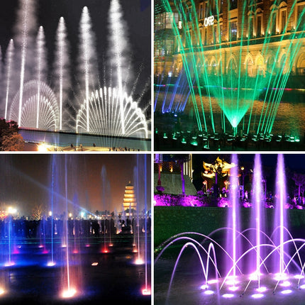 9W Square Park Landscape LED Underwater Light Pool Light(Warm White Light)-garmade.com