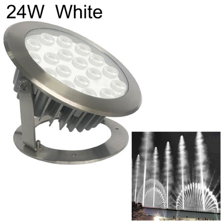 24W Square Park Landscape LED Underwater Light Pool Light(White Light)-garmade.com