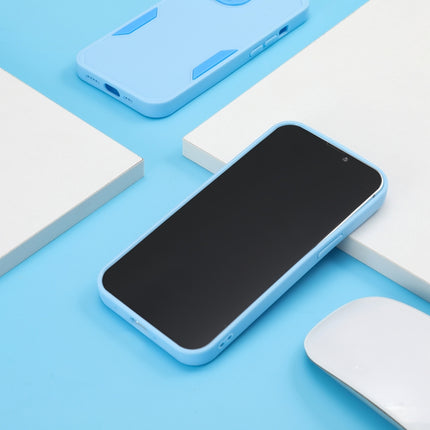 Precise Hole TPU Phone Case For iPhone 13 Pro(Blue)-garmade.com