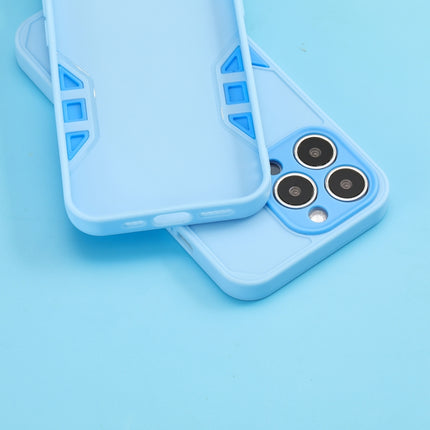 Precise Hole TPU Phone Case For iPhone 13 Pro(Blue)-garmade.com