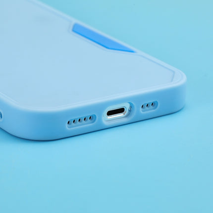 Precise Hole TPU Phone Case For iPhone 13 Pro(Blue)-garmade.com