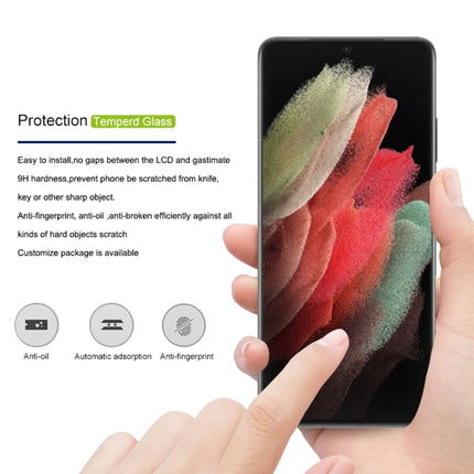 For Samsung Galaxy S22+ 5G mocolo 9H 3D Full Screen Curved Surface Film(Black)-garmade.com