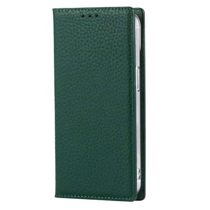 Litchi Texture Leather Phone Case With Lanyard & Holder & Card Slots & Wallet For iPhone 13(Dark Green)-garmade.com