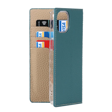 Litchi Texture Leather Phone Case With Lanyard & Holder & Card Slots & Wallet For iPhone 13(Sky Blue)-garmade.com