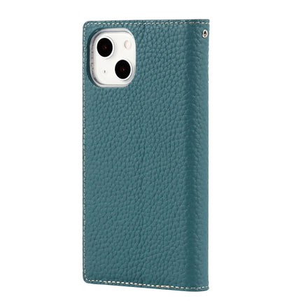 Litchi Texture Leather Phone Case With Lanyard & Holder & Card Slots & Wallet For iPhone 13 mini(Sky Blue)-garmade.com