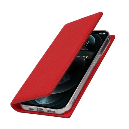 Litchi Texture Leather Phone Case With Lanyard & Holder & Card Slots & Wallet For iPhone 13 Pro(Red)-garmade.com