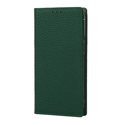 Litchi Texture Leather Phone Case With Lanyard & Holder & Card Slots & Wallet For iPhone 13 Pro(Dark Green)-garmade.com