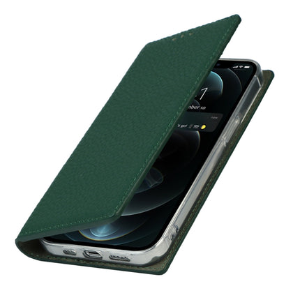 Litchi Texture Leather Phone Case With Lanyard & Holder & Card Slots & Wallet For iPhone 13 Pro(Dark Green)-garmade.com