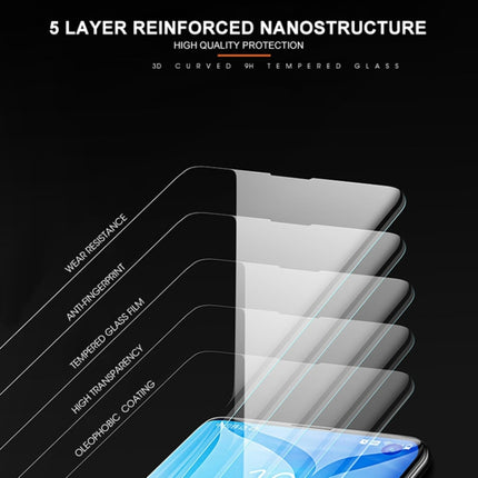 For Samsung Galaxy S22+ 5G UV Liquid Curved Full Glue Tempered Glass Film-garmade.com