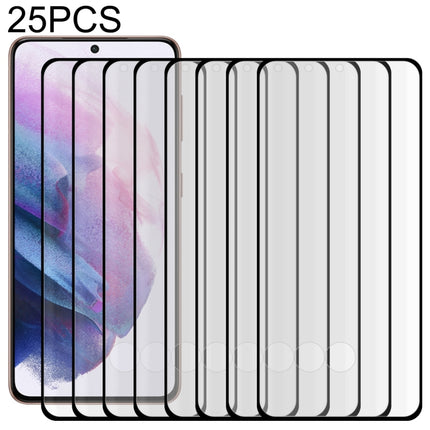 For Samsung Galaxy S22+ 5G 25pcs Edge Glue 3D Curved Edge Full Screen Tempered Glass Film(Black)-garmade.com
