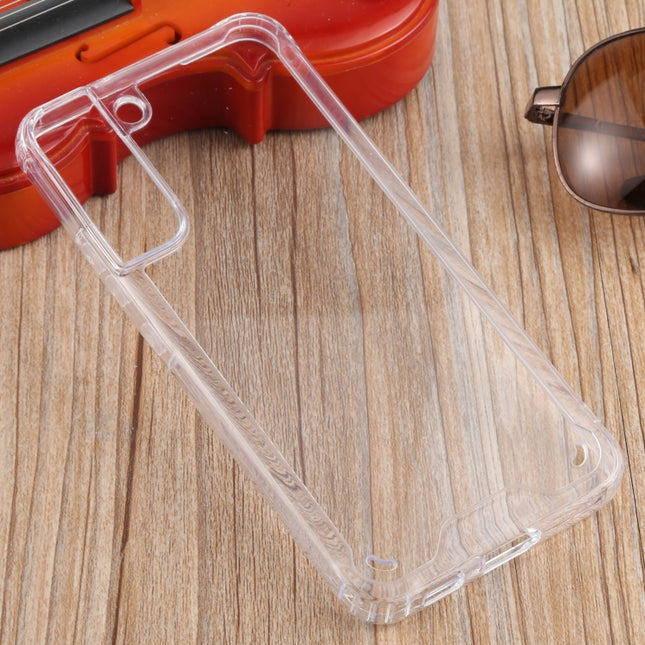 For Samsung Galaxy S22+ 5G Four-corner Shockproof Transparent TPU + PC Phone Case-garmade.com