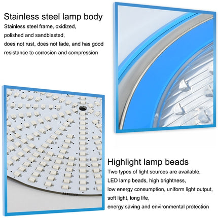 24W LED Stainless Steel Wall-mounted Pool Light Landscape Underwater Light(Colorful Light)-garmade.com