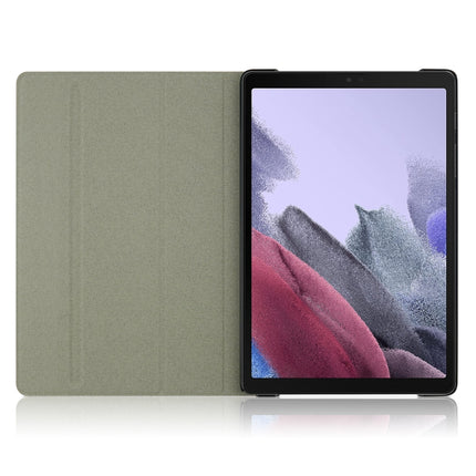 For Samsung Galaxy Tab A7 Lite 8.7 2021 T220 / T225 Solid Color 360 Degrees Rotation Tablet Leather Case with Holder(Grey)-garmade.com