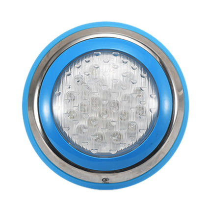 15W LED Stainless Steel Wall-mounted Pool Light Landscape Underwater Light(Colorful Light + Remote Control)-garmade.com