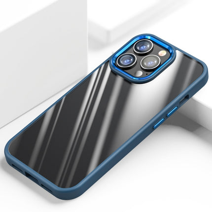 Four-corner Shockproof TPU + PC Phone Case For iPhone 13 Pro(Blue)-garmade.com