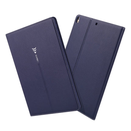 For iPad 10.2 2021 / 2020 / 2019 GEBEI PU+TPU Horizontal Flip Protective Case with Holder & Card Slots(Blue)-garmade.com