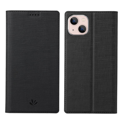 ViLi DMX Series Shockproof Magsafe Magnetic Horizontal Flip Leather Phone Case For iPhone 13 mini(Black)-garmade.com