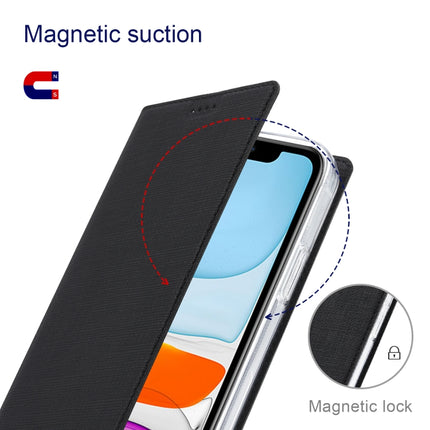ViLi DMX Series Shockproof Magsafe Magnetic Horizontal Flip Leather Phone Case For iPhone 13 mini(Black)-garmade.com