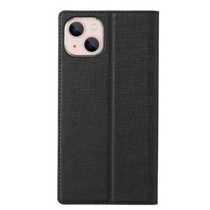 ViLi DMX Series Shockproof Magsafe Magnetic Horizontal Flip Leather Phone Case For iPhone 13(Black)-garmade.com