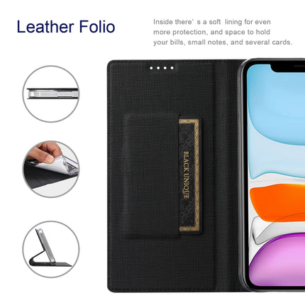 ViLi DMX Series Shockproof Magsafe Magnetic Horizontal Flip Leather Phone Case For iPhone 13(Black)-garmade.com