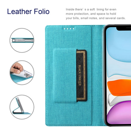 ViLi DMX Series Shockproof Magsafe Magnetic Horizontal Flip Leather Phone Case For iPhone 13(Blue)-garmade.com