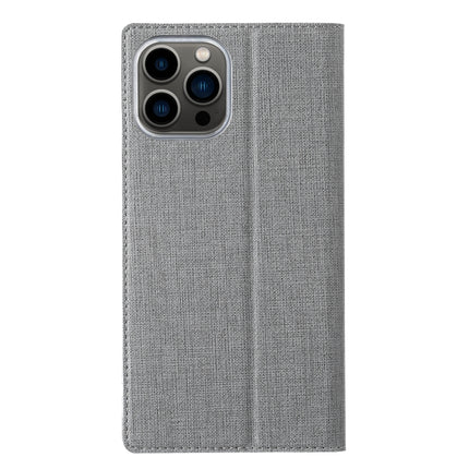 ViLi DMX Series Shockproof Magsafe Magnetic Horizontal Flip Leather Phone Case For iPhone 13 Pro(Grey)-garmade.com
