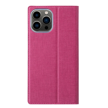 ViLi DMX Series Shockproof Magsafe Magnetic Horizontal Flip Leather Phone Case For iPhone 13 Pro(Rose Red)-garmade.com