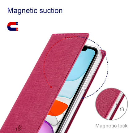 ViLi DMX Series Shockproof Magsafe Magnetic Horizontal Flip Leather Phone Case For iPhone 13 Pro(Rose Red)-garmade.com