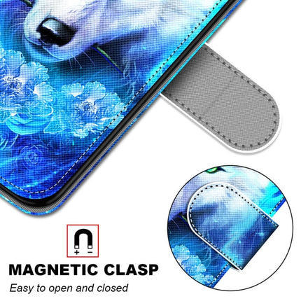For Samsung Galaxy S22 5G Coloured Drawing Cross Texture Horizontal Flip Leather Phone Case with Holder & Card Slots & Wallet & Lanyard(Dick Rose Wolf)-garmade.com