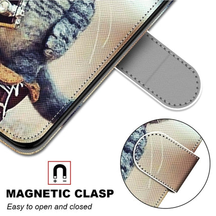 For Samsung Galaxy S22 5G Coloured Drawing Cross Texture Horizontal Flip PU Phone Leather Case with Holder & Card Slots & Wallet & Lanyard(Colorful Layer(Leather Shoes Cat)-garmade.com