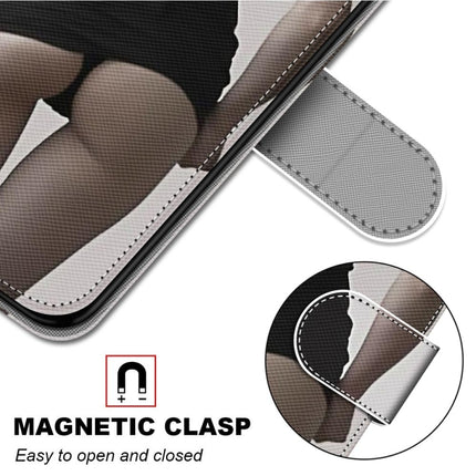 For Samsung Galaxy S22 5G Coloured Drawing Cross Texture Horizontal Flip PU Phone Leather Case with Holder & Card Slots & Wallet & Lanyard(Colorful Layer(Miniskirt)-garmade.com