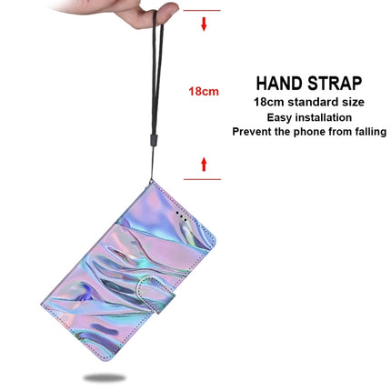 For Samsung Galaxy S22+ 5G Coloured Drawing Cross Texture Horizontal Flip PU Phone Leather Case with Holder & Card Slots & Wallet & Lanyard(Colorful Layer(Fluorescent Water Pattern)-garmade.com