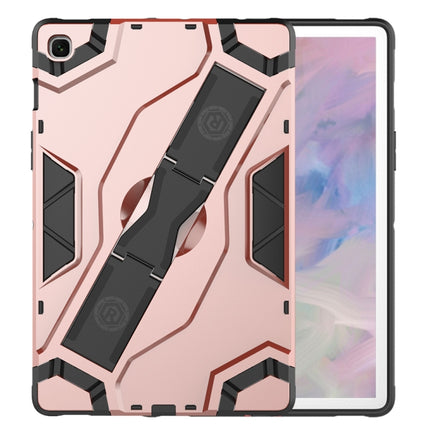 For Galaxy Tab S5e TPU + PC Shockproof Protective Case with Holder(Rose Gold)-garmade.com