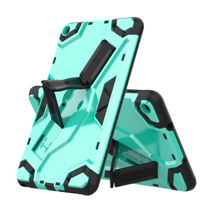For Galaxy Tab A 8.0 2019 TPU + PC Shockproof Protective Case with Holder(Mint Green)-garmade.com