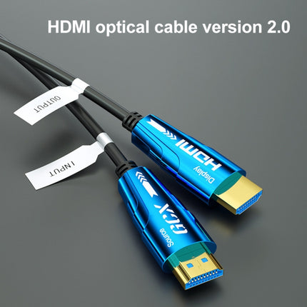 HDMI 2.0 Male to HDMI 2.0 Male 4K HD Active Optical Cable, Cable Length:5m-garmade.com