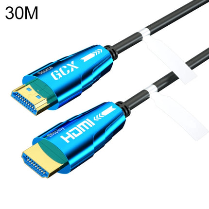 HDMI 2.0 Male to HDMI 2.0 Male 4K HD Active Optical Cable, Cable Length:30m-garmade.com
